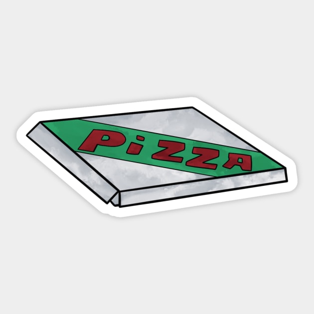 the Krusty Krab Pizza Sticker by Meg-Hoyt